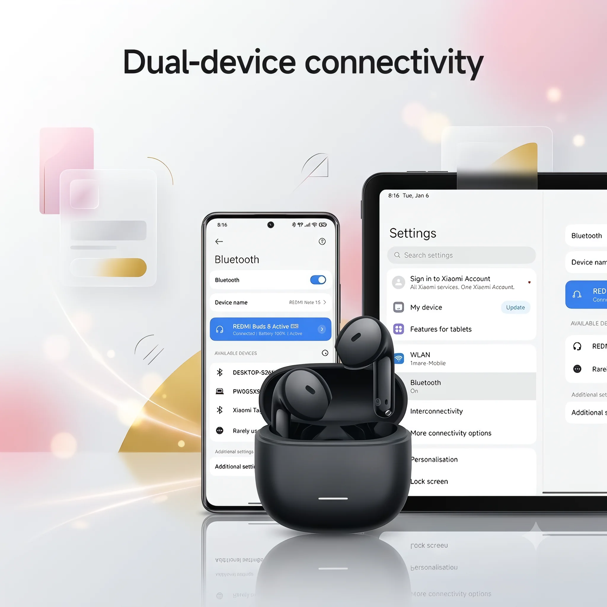 Xiaomi Redmi Buds 8 Active view 3